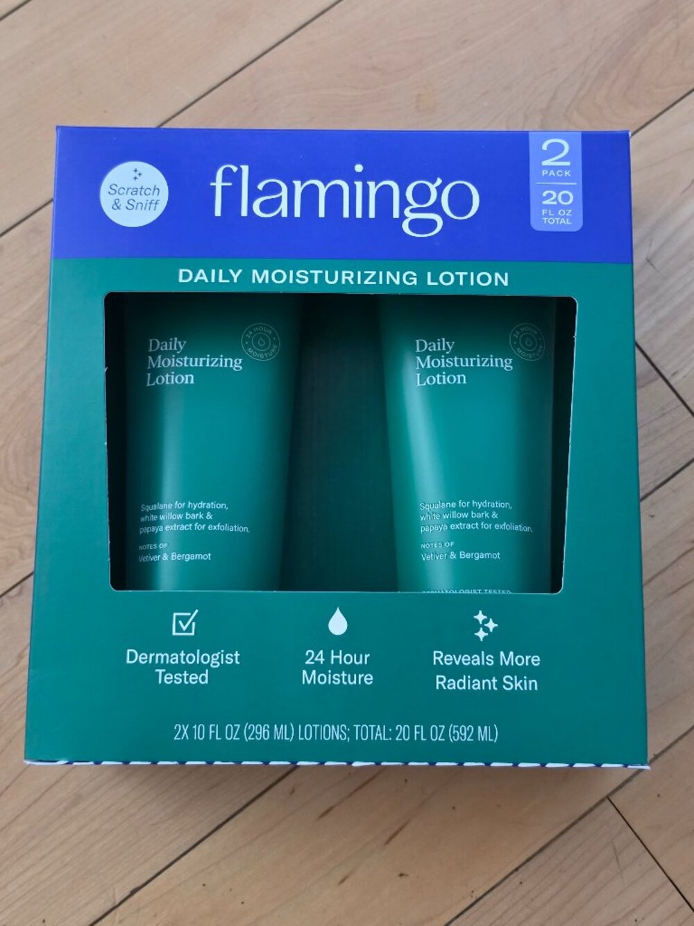 Flamingo Daily Moisturizing Lotions 2 X 10 Oz New